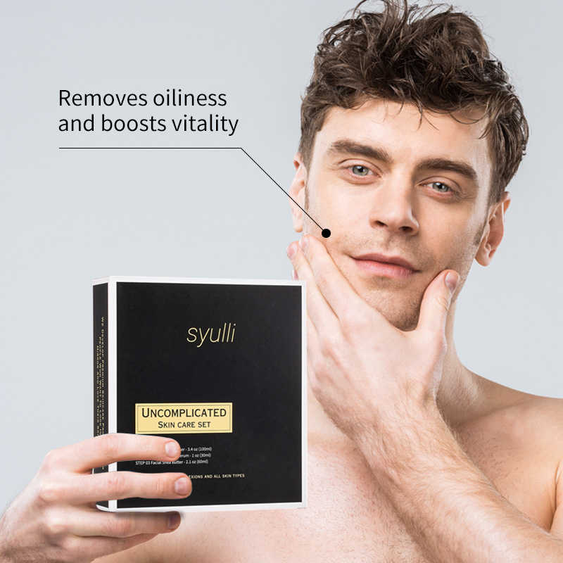 Set Perawatan Kulit Syulli Tanpa Rumit untuk Pria - 3 buah