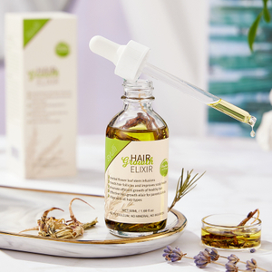 100% Minyak Perawatan Rambut Wanita Hitam Herbal Ayurveda Organik Alami