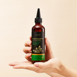 Minyak Rambut & Kulit Kepala Syulli | Biji Anggur, Jarak, Geranium & Melati | Perawatan Rambut Premium