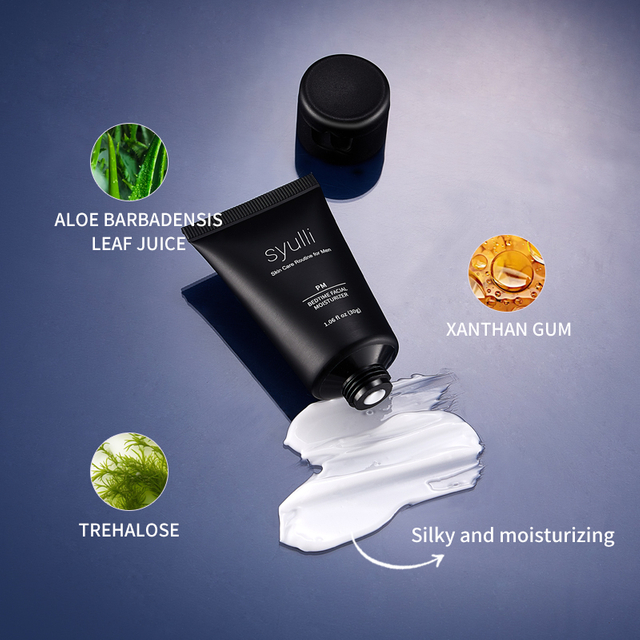 Set Perawatan Kulit Pria Label Pribadi Perawatan Jerawat Vitamin C Pelembab Organik Alami Pemutih Anti Penuaan untuk Hadiah Perjalanan