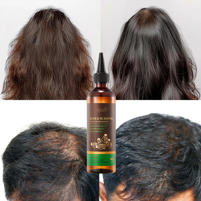 Minyak Rambut & Kulit Kepala Syulli | Biji Anggur, Jarak, Geranium & Melati | Perawatan Rambut Premium