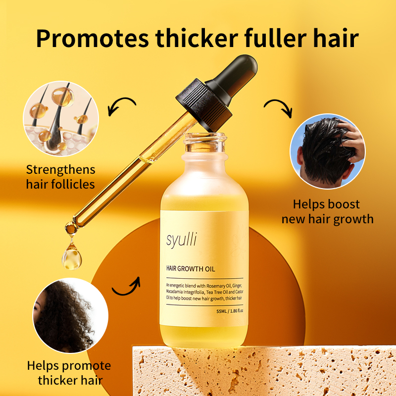 Minyak Penumbuh Rambut Syulli | Minyak Anti Rambut Rontok Rosemary & Jahe | Merangsang Folikel