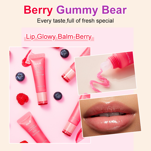 Syulli Lip Glowy Balm – Berry & Gummy Bear