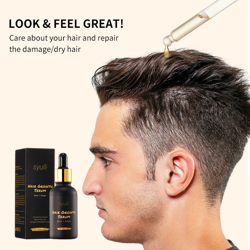 Serum Penumbuh Rambut Herbal dengan Biotin & Jahe