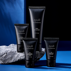 Set Perawatan Kulit Pria Label Pribadi Perawatan Jerawat Vitamin C Pelembab Organik Alami Pemutih Anti Penuaan untuk Hadiah Perjalanan