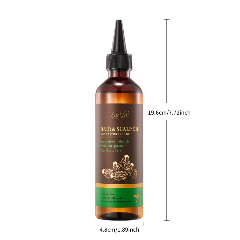 Minyak Rambut & Kulit Kepala Syulli | Biji Anggur, Jarak, Geranium & Melati | Perawatan Rambut Premium