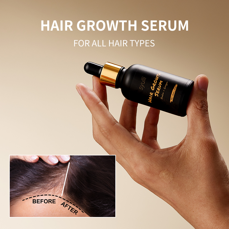 Serum Penumbuh Rambut Herbal dengan Biotin & Jahe